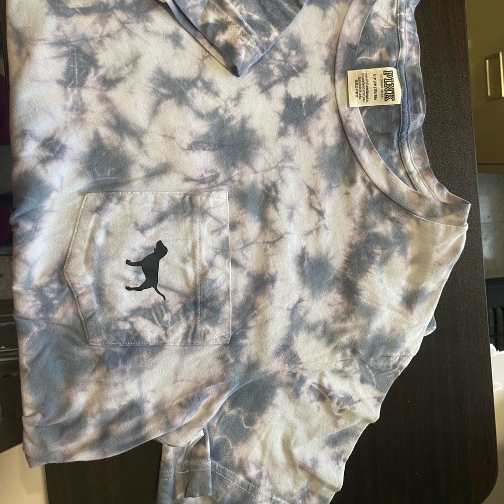 PINK short sleeve tshirt tye dye